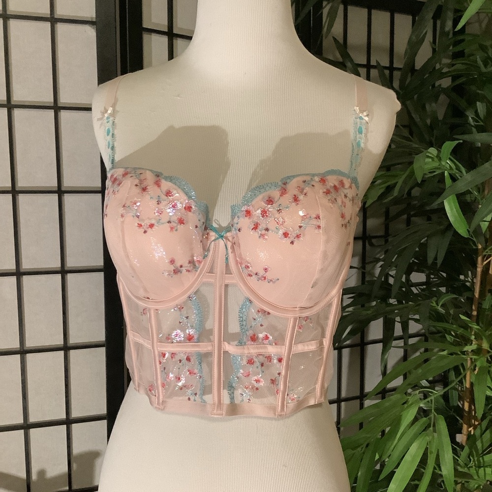 Victoria’s Secret, Dream Angels
Cherry Blossom Embroidery Corset Top